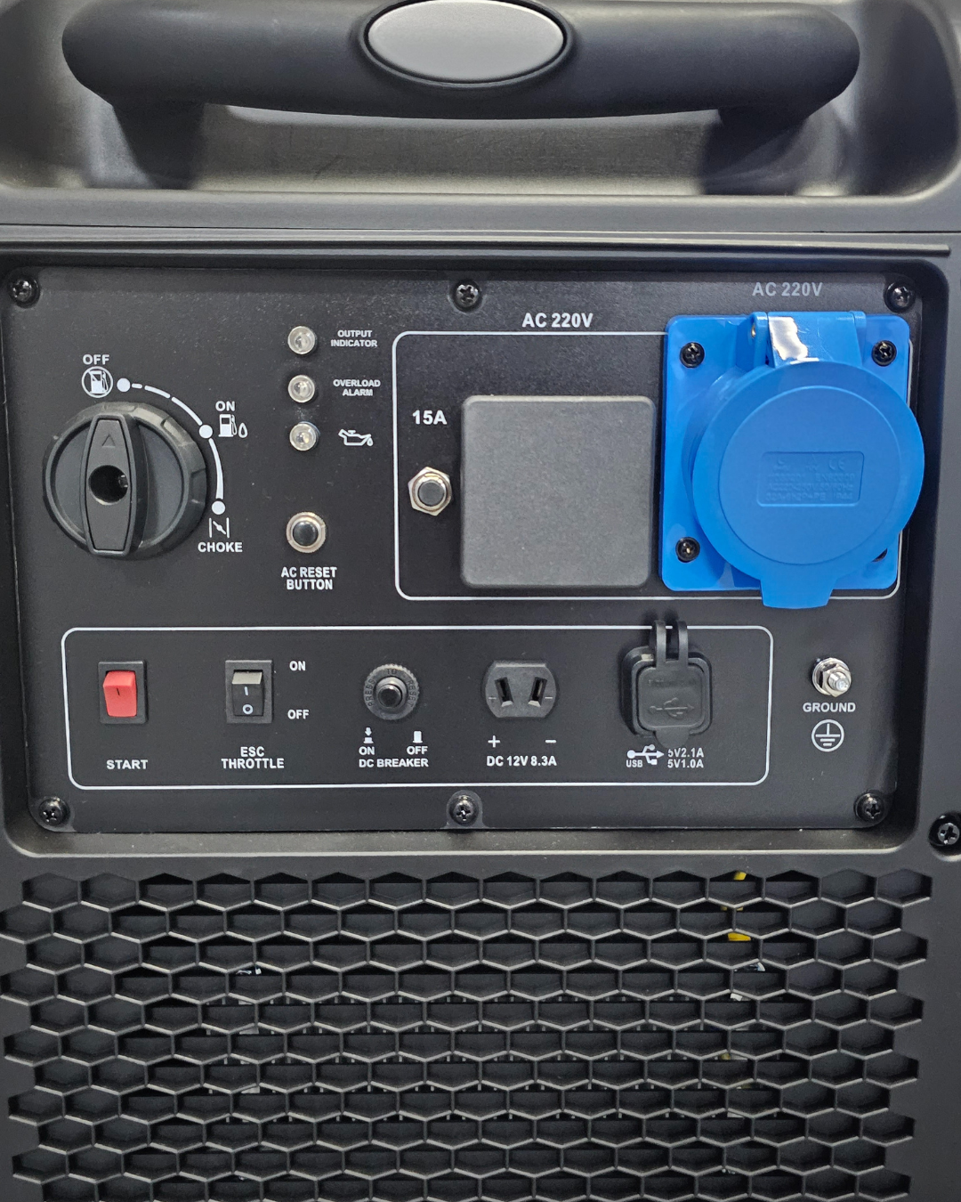 Generador Portátil Inverter A Nafta Genkins 6.5kw - Imagen 9