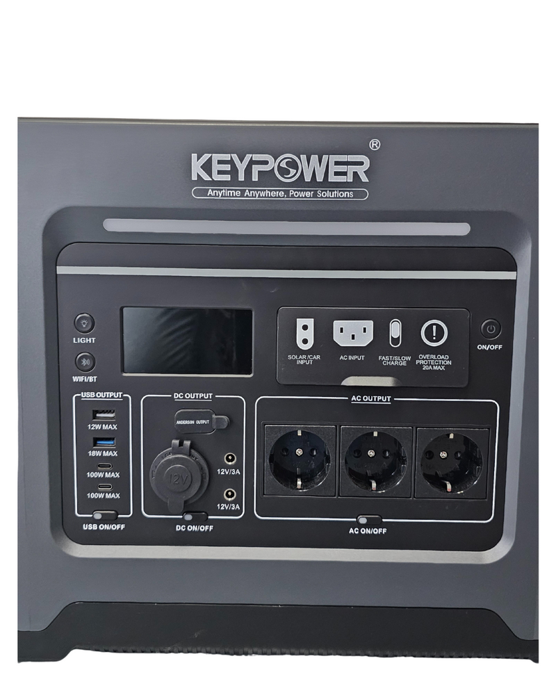 Estación Energía Solar Portátil Silenciosa Keypower 2560wh - Imagen 12